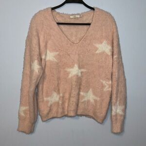 Lush‎ Star Eyelash Sweater Size Medium